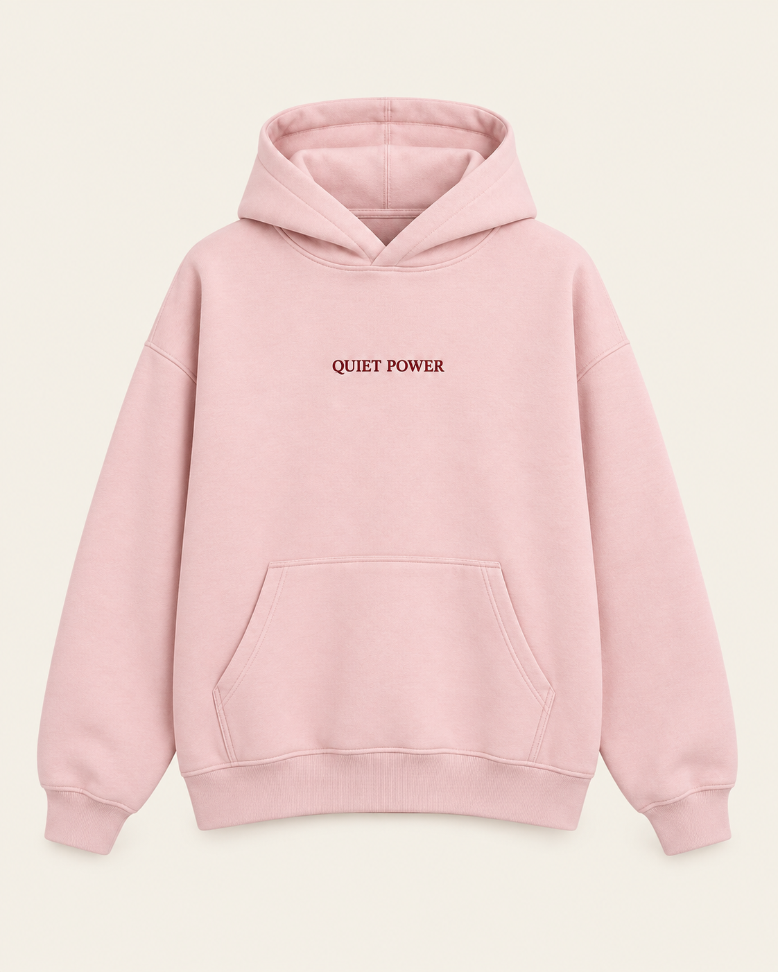 Розов суичър Quiet Power
